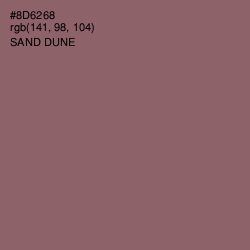 #8D6268 - Sand Dune Color Image